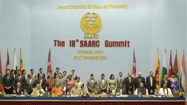 File photo of leaders of Saarc states at a summit in Kathmandu in November 2014. (Reuters) File photo of leaders of Saarc states at a summit in Kathmandu in November 2014. (Reuters)
