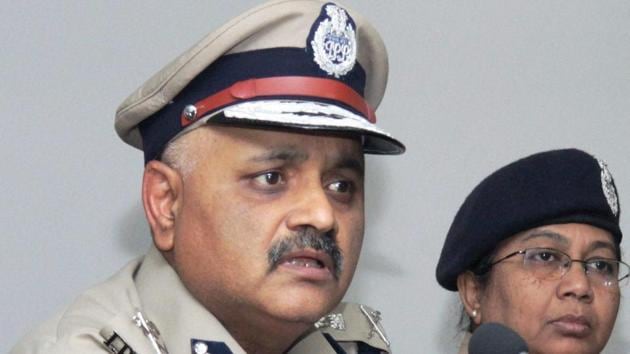 Bengaluru Police commissioner Pravin Sood addresses a press conference on Thursday.(PTI Photo) Bengaluru Police commissioner Pravin Sood addresses a press conference on Thursday.(PTI Photo)