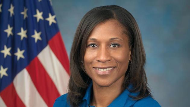 This Nasa handout photo obtained January 4, 2017 shows NASA astronaut Jeanette Epps on September 30, 2009 at the Johnson Space Center in Houston, Texas. Nasa is assigning veteran astronaut Andrew Feustel and first-flight astronaut Jeanette Epps to missions aboard the International Space Station in 2018.(AFP)