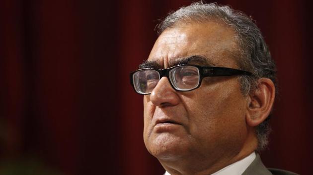 The court had in November last year issued a contempt notice to Markandey Katju for “intemperate” language and “scandalising” the judiciary. (Kunal Patil/HT File Photo) The court had in November last year issued a contempt notice to Markandey Katju for “intemperate” language and “scandalising” the judiciary. (Kunal Patil/HT File Photo)