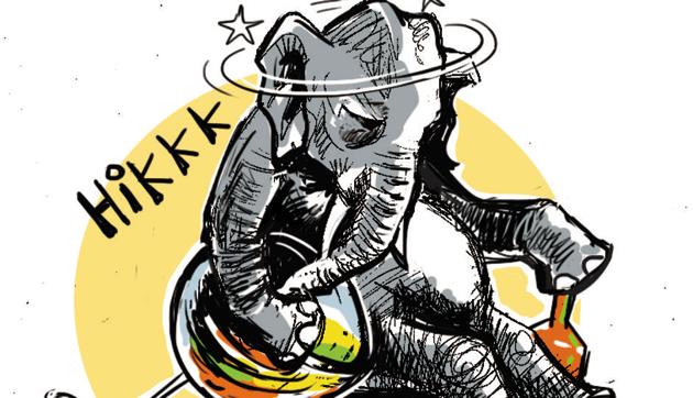 Villagers are being told not store homemade liquor as the wild tuskers get drawn to the scent of the ‘mahua sharab’, made from a nectar-rich flower. Once high, the elephants run wild, damaging settlements, and even leading to deaths. (Sudhir Shetty/HT Illustration) Villagers are being told not store homemade liquor as the wild tuskers get drawn to the scent of the ‘mahua sharab’, made from a nectar-rich flower. Once high, the elephants run wild, damaging settlements, and even leading to deaths. (Sudhir Shetty/HT Illustration)