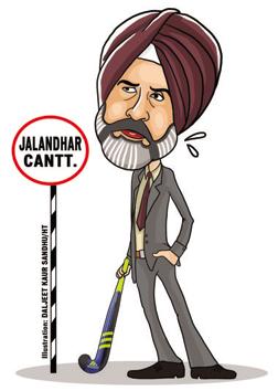 Congress tickets are taking time, but former Indian hockey skipper Pargat Singh, who recently joined the party, isn’t worried.(Illustration by Daljeet Kaur Sandhu/HT)