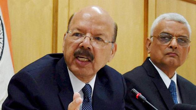 Chief Election Commissioner Nasim Zaidi has written to cabinet secretary PK Sinha who is likely to consult the parliamentary affairs ministry before framing his response on the government’s plans to advance the budget presentation to February 1, sources said. (PTI Photo) Chief Election Commissioner Nasim Zaidi has written to cabinet secretary PK Sinha who is likely to consult the parliamentary affairs ministry before framing his response on the government’s plans to advance the budget presentation to February 1, sources said. (PTI Photo)
