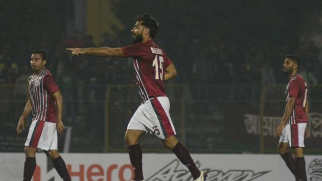 Balwant Singh scored for Mohun Bagan A.C. as they defeated Churchill Brothers in the I-League encounter. (AIFF) Balwant Singh scored for Mohun Bagan A.C. as they defeated Churchill Brothers in the I-League encounter. (AIFF)