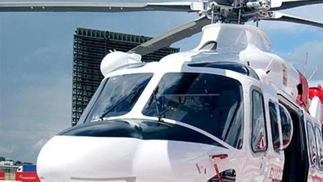 An AgustaWestland helicopter. (HT File Photo) An AgustaWestland helicopter. (HT File Photo)