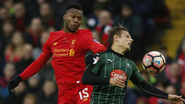 Fourth-tier Plymouth Argyle FC shut up shop and kept the door firmly closed to earn a superb 0-0 draw away to Liverpool FC’s youngest ever starting XI in Sunday’s FA Cup third round tie. (REUTERS) Fourth-tier Plymouth Argyle FC shut up shop and kept the door firmly closed to earn a superb 0-0 draw away to Liverpool FC’s youngest ever starting XI in Sunday’s FA Cup third round tie. (REUTERS)