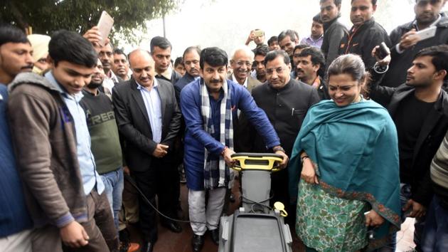The newly selected Delhi BJP chief, Manoj Tiwari, is a Poorvanchali.(Sushil Kumar/HT File Photo) The newly selected Delhi BJP chief, Manoj Tiwari, is a Poorvanchali.(Sushil Kumar/HT File Photo)