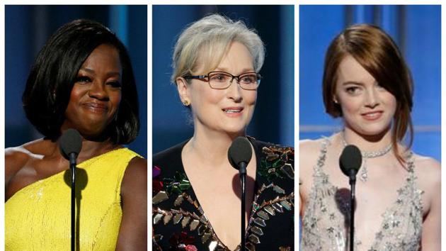 “This is a film for dreamers,” Emma Stone said. “For any creative person who has had a door slammed in their face, metaphorically or literally ... I share this with you.” Along with Meryl Streep, Viola Davis and Ryan Gosling, she gave one of the best speeches of the show.