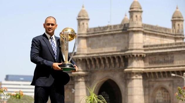 MS Dhoni has authored many audacious moves on the field,where field placements or bowling changes appeared whims of an undecipherable mind till they resulted in grand success, the biggest of them being two World Cups, the ICC World T20 in 2007 and the ICC ODI World Cup (in pic) in 2011.(Reuters)