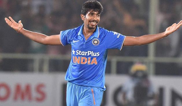 Gujarat won’t have the services of fast bowler Jasprit Bumrah in the Ranji Trophy final against Mumbai after he was picked for the ODI and T20 squads against England(PTI)