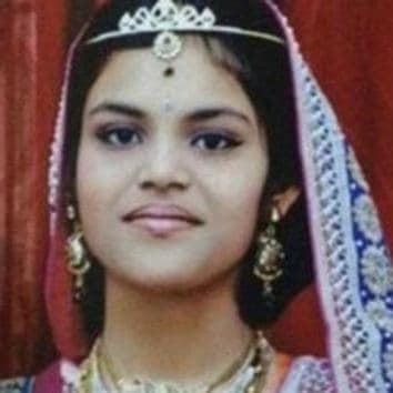 File picture of Aradhana Samdariya who died in October 2016 , less than three days after ending a 68-day fast.(HT Photo)