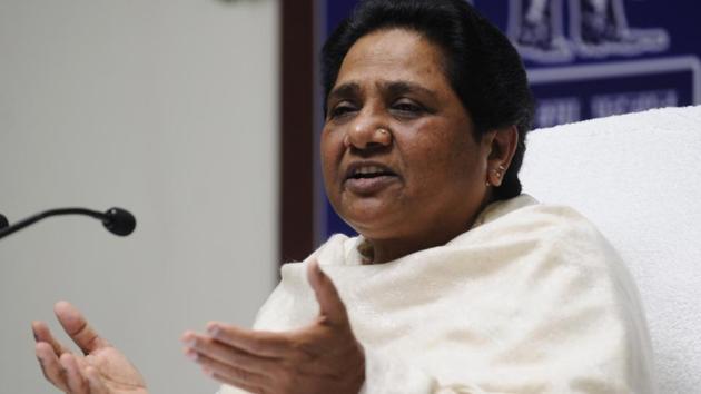 BSP supremo Mayawati said other parties made populist manifestoes, but forgot them after coming to power and ‘implemented anti-people policies’.(HT PHOTO)