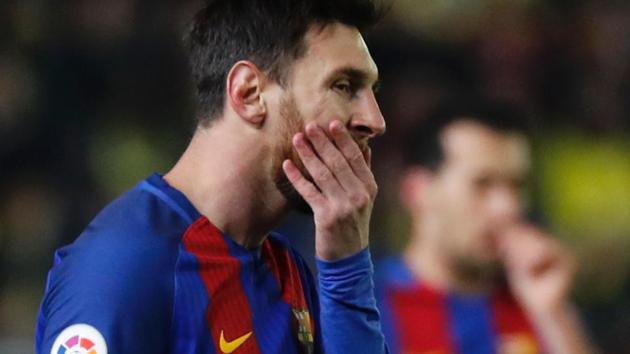 FC Barcelona's Argentinian forward Lionel Messi gave the Best FIFA football awards ceremony in Zurich a miss. Cristiano Ronaldo of Real Madrid won the Best FIFA Male Player of 2016 award at the event, pipping Messi. (AFP) FC Barcelona's Argentinian forward Lionel Messi gave the Best FIFA football awards ceremony in Zurich a miss. Cristiano Ronaldo of Real Madrid won the Best FIFA Male Player of 2016 award at the event, pipping Messi. (AFP)