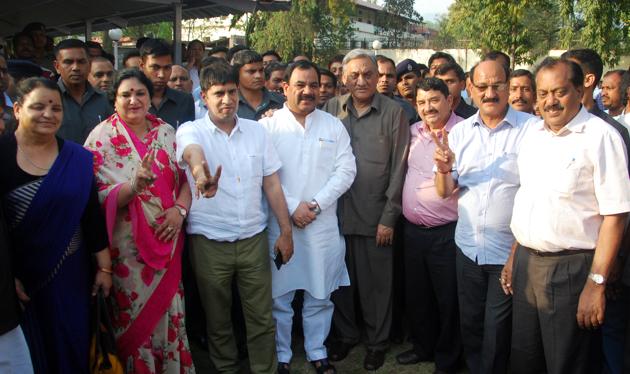 Many former Congress leaders, including Pradeep Batra, joined BJP and have got tickets. (Vinay Santosh KumarHT File Photo) Many former Congress leaders, including Pradeep Batra, joined BJP and have got tickets. (Vinay Santosh KumarHT File Photo)