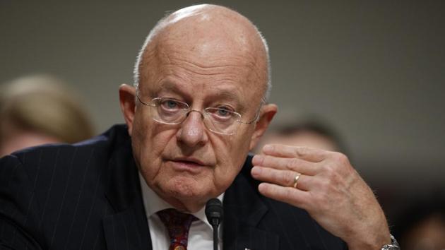 File photo of James Clapper, Director of US National Intelligence, at a hearing on Capitol Hill in Washington.(AP)