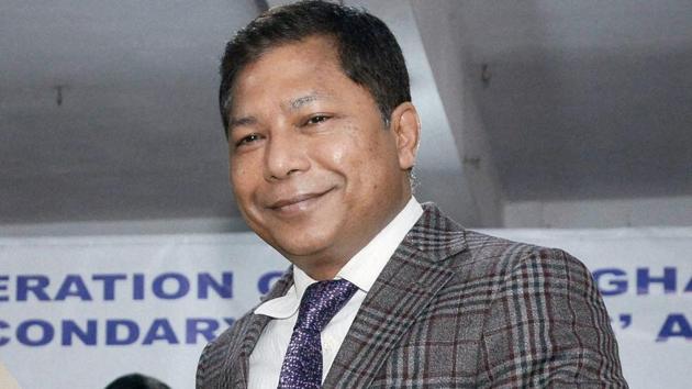 Meghalaya CM Mukul Sangma during an event in Nongmynsong, in Shillong on Tuesday. PTI Photo (PTI12_6_2016_000183A)(PTI File Photo)