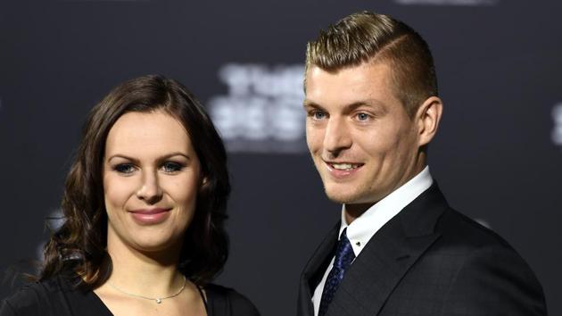Toni Kroos, whose year has been plagued by injuries, was also present for the FIFA awards. (AP)