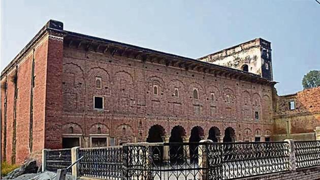 The 350-year-old Sarv Khap Chaupal in village Soram of Muzaffarnagar district. (HT Photo) The 350-year-old Sarv Khap Chaupal in village Soram of Muzaffarnagar district. (HT Photo)
