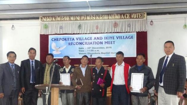 A reconciliation meeting was held at Chepoketa Baptist church on December 20. (HT photo) A reconciliation meeting was held at Chepoketa Baptist church on December 20. (HT photo)