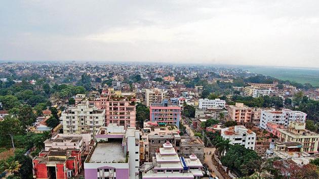 An aerial view of Patna.(HT File Photo)