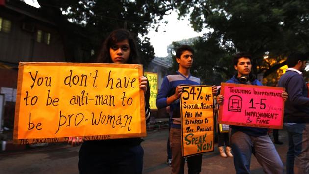A 15-year-old homeless girl was gangraped multiple times allegedly by a group of five teenagers in Delhi. (Ajay Aggarwal/HT File Photo) A 15-year-old homeless girl was gangraped multiple times allegedly by a group of five teenagers in Delhi. (Ajay Aggarwal/HT File Photo)
