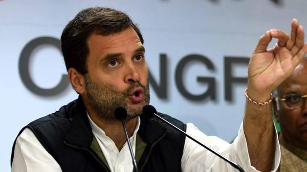 Congress President Rahul Gandhi, who has been at the forefront of attacks against Prime Minister Narendra Modi and the NDA government on demonetisation that also brought several opposition parties together, is expected to unveil the second phase of its nationwide agitation programme on the issue. (Arun Sharma/HT) Congress President Rahul Gandhi, who has been at the forefront of attacks against Prime Minister Narendra Modi and the NDA government on demonetisation that also brought several opposition parties together, is expected to unveil the second phase of its nationwide agitation programme on the issue. (Arun Sharma/HT)