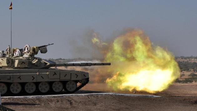 Youngest Arm of Indian Army , Corps of Army Air Defence (AAD) celebrated the 24th Army Air Defence Raising Day. (HT PHOTO)