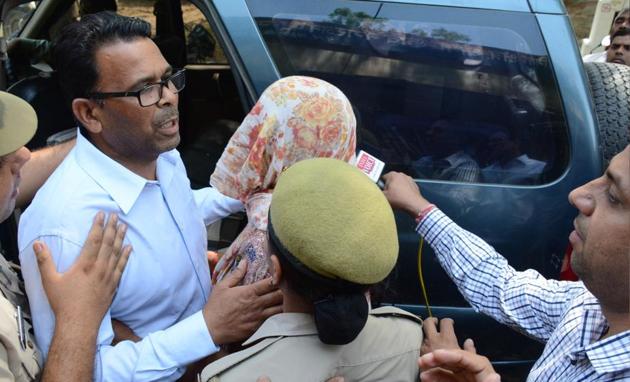 Expelled by the BSP last year, Kashyap hails from Ghaziabad and enjoys enviable following in western Uttar Pradesh. (HT PHOTO) Expelled by the BSP last year, Kashyap hails from Ghaziabad and enjoys enviable following in western Uttar Pradesh. (HT PHOTO)
