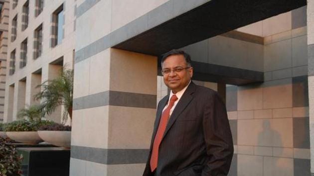 TCS CEO N Chandradsekaran was named Tata Sons chairman on Thursday.(Livemint Photo)