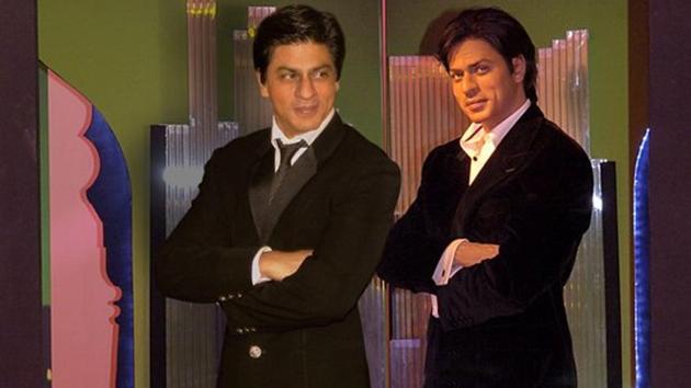 Shah Rukh Khan with his statue. (Facebook/Madame Tussauds) Shah Rukh Khan with his statue. (Facebook/Madame Tussauds)