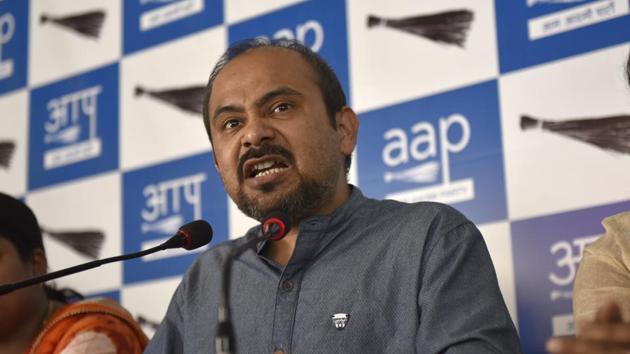 AAP spokesperson Dilip Pandey said the Centre can get the charges probed by any agency it wants. (Saumya Khandelwal/HT Photo) AAP spokesperson Dilip Pandey said the Centre can get the charges probed by any agency it wants. (Saumya Khandelwal/HT Photo)
