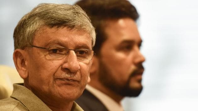 Justice Lodha has said there has been no complaint against Ajay Shirke after reports emerged that he tried to scuttle the England series.(Hindustan Times)