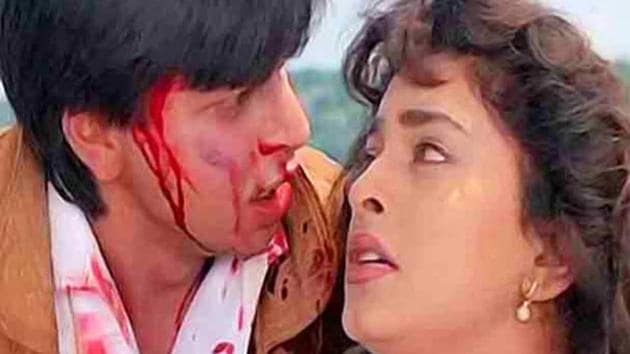 Shah Rukh Khan’s role in Darr is considered as one of his best performances till date. Stalking — the obsessive pursuit of an indifferent object — has been dangerously palmed off as undying love in the popular imagination. Many Bollywood heroes have married the women they have stalked and followed obsessively on the screen. Shah Rukh Khan’s role in Darr is considered as one of his best performances till date. Stalking — the obsessive pursuit of an indifferent object — has been dangerously palmed off as undying love in the popular imagination. Many Bollywood heroes have married the women they have stalked and followed obsessively on the screen.
