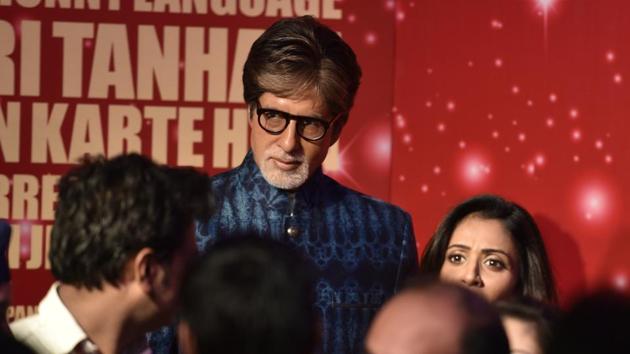 Visitors take pictures with actor Amitabh Bachchan’s wax statue displayed at an event at the Shangri la Hotel. “We looked at the culture and of course, we have a lot of Indian visitors in our existing attractions as well. Their feedback is so positive ... that we said we need to be there,” Marcel Kloos, Merlin Entertainments’ director of new openings said. (Raj K Raj/HT PHOTO)
