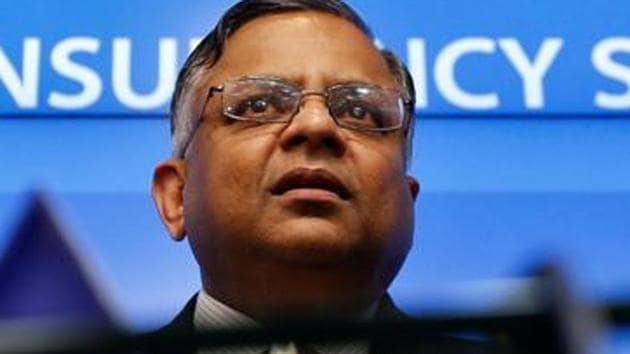 N Chandrasekaran used to walk three km to school and lived with his brothers when he started working.(Reuters)