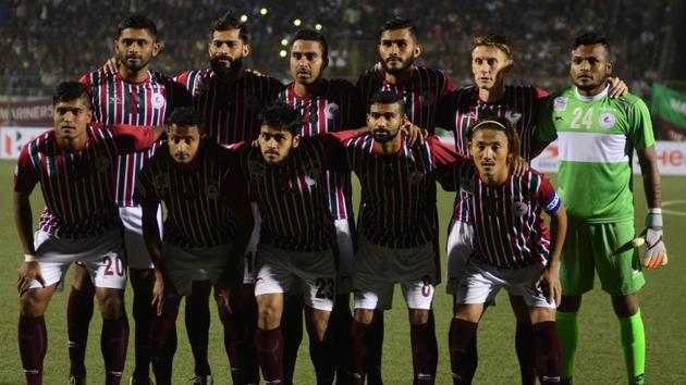Mohun Bagan AC beat Shillong Lajong FC 2-0 thanks to a Darryl Duffy brace to extend I-League winning run. (PTI) Mohun Bagan AC beat Shillong Lajong FC 2-0 thanks to a Darryl Duffy brace to extend I-League winning run. (PTI)
