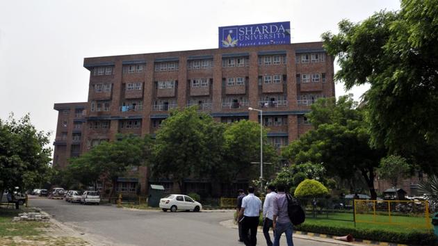 Students from Knowledge Park institutes such as Sharda University are expected to attend the event. (HT File Photo) Students from Knowledge Park institutes such as Sharda University are expected to attend the event. (HT File Photo)