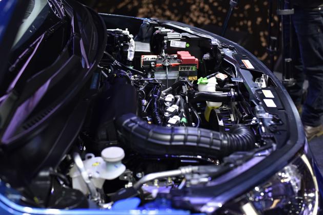 At the heart of the car are engine options with a 1.2-litre petrol engine and a 1.3-litre diesel engine. (Virendra Singh Gosain/HT PHOTO) 