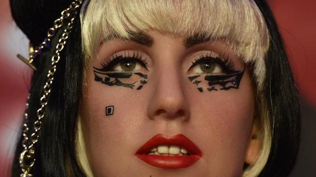 A close-up of pop singer Lady Gaga’s wax statue during an event , at Shangri La Hotel in New Delhi on Thursday. (Raj K Raj/HT Photo) A close-up of pop singer Lady Gaga’s wax statue during an event , at Shangri La Hotel in New Delhi on Thursday. (Raj K Raj/HT Photo)