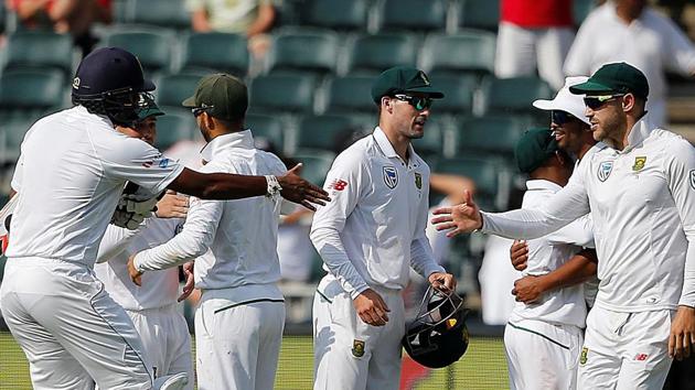 South Africa crushed Sri Lanka by an innings and 118 runs to secure a 3-0 whitewash in the Test series. (AFP) South Africa crushed Sri Lanka by an innings and 118 runs to secure a 3-0 whitewash in the Test series. (AFP)