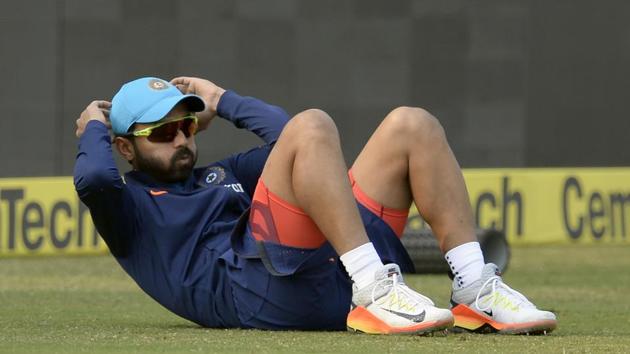 The pressure will be on Ajinkya Rahane, who has struggled for form but showed glimpses in his 91 for India A against England in the warm-up game. (AFP) The pressure will be on Ajinkya Rahane, who has struggled for form but showed glimpses in his 91 for India A against England in the warm-up game. (AFP)