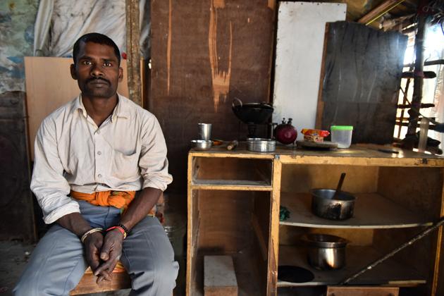“I won’t be able to send money home this month if I don’t get work soon,” he says, as he walks back to the tarpaulin, plastic and bamboo shanty where he lives. His eldest, Rajesh, is 15 and has already dropped out of school. He is now with Mukhia in Mumbai and says he wants to join his father on construction sites. “He was no good in studies, but I need to send money home so the other three can take tuitions and study and learn something,” he says. “The schools don’t teach at all.” (Bachchan Kumar / HT Photo) “I won’t be able to send money home this month if I don’t get work soon,” he says, as he walks back to the tarpaulin, plastic and bamboo shanty where he lives. His eldest, Rajesh, is 15 and has already dropped out of school. He is now with Mukhia in Mumbai and says he wants to join his father on construction sites. “He was no good in studies, but I need to send money home so the other three can take tuitions and study and learn something,” he says. “The schools don’t teach at all.” (Bachchan Kumar / HT Photo)