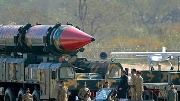 Pakistan is on course of having about 350 nuclear weapons in about a decade, the world's third-largest stockpile after the US and Russia and twice that of India. (AFP File Photo) Pakistan is on course of having about 350 nuclear weapons in about a decade, the world's third-largest stockpile after the US and Russia and twice that of India. (AFP File Photo)