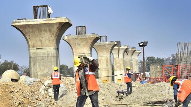 There will be a space for jogging track and solar panel will be installed along the cycling track. (Ajay Aggarwal/HT PHOTO)
