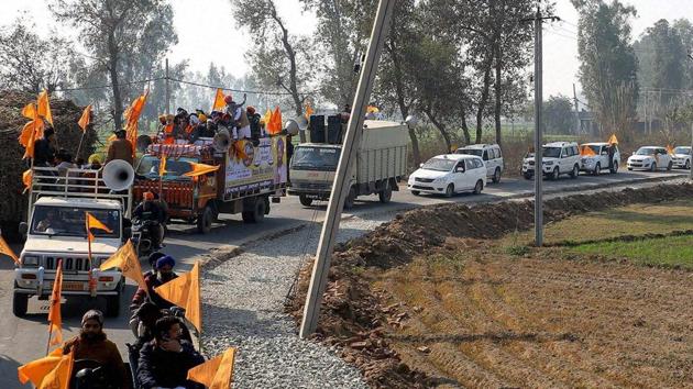A procession by supporters of Punjab minister Bikram Singh Majithia on his way to filing his nomiantion papers for Assembly elections from Majitha constituency, in Amritsar. (PTI File Photo) A procession by supporters of Punjab minister Bikram Singh Majithia on his way to filing his nomiantion papers for Assembly elections from Majitha constituency, in Amritsar. (PTI File Photo)