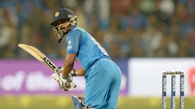 Kedar Jadhav outscored Kohli in the partnership and India were gaining the upper hand (AFP) Kedar Jadhav outscored Kohli in the partnership and India were gaining the upper hand (AFP)