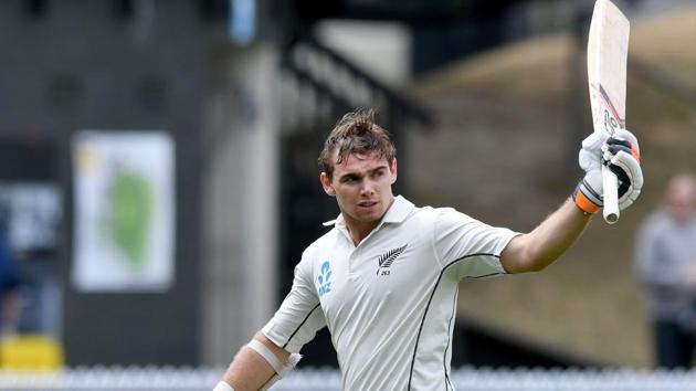 New Zealand cricket team’s Tom Latham batted on to 177 to ensure the follow-on mark was comfortably passed by the hosts in the first Test against Bangladesh cricket team. (AFP) New Zealand cricket team’s Tom Latham batted on to 177 to ensure the follow-on mark was comfortably passed by the hosts in the first Test against Bangladesh cricket team. (AFP)