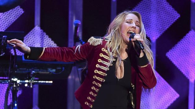 Singer Ellie Goulding performs at Z100's iHeartRadio Jingle Ball in December 2016, in New York. (AP) Singer Ellie Goulding performs at Z100's iHeartRadio Jingle Ball in December 2016, in New York. (AP)