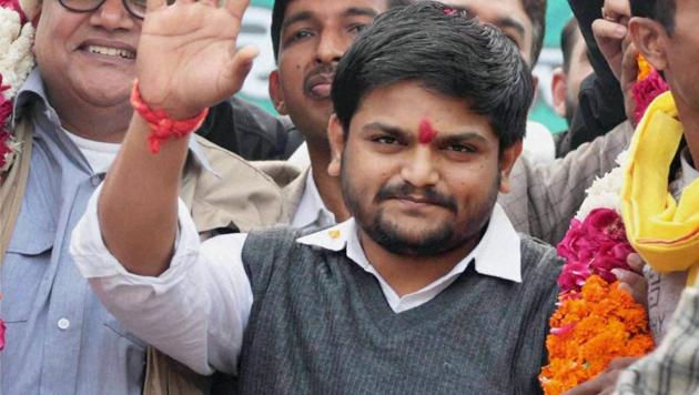 Hardik Patel is set to return to Gujarat on Tuesday when his six-month exile in connection with sedition charges ends.(PTI Photo)