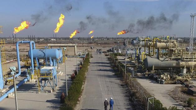Flames seen in an oil field in Iraq. (AP Photo/ Representative image) Flames seen in an oil field in Iraq. (AP Photo/ Representative image)